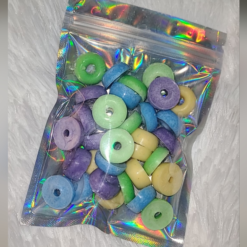 Fruit loop wax melts/ fruit loop pieces pouches